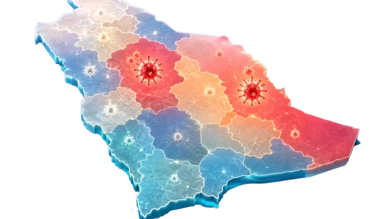 خريطة كورونا في السعودية: 3 مناطق تتحكم في 71.5% من الإصابات