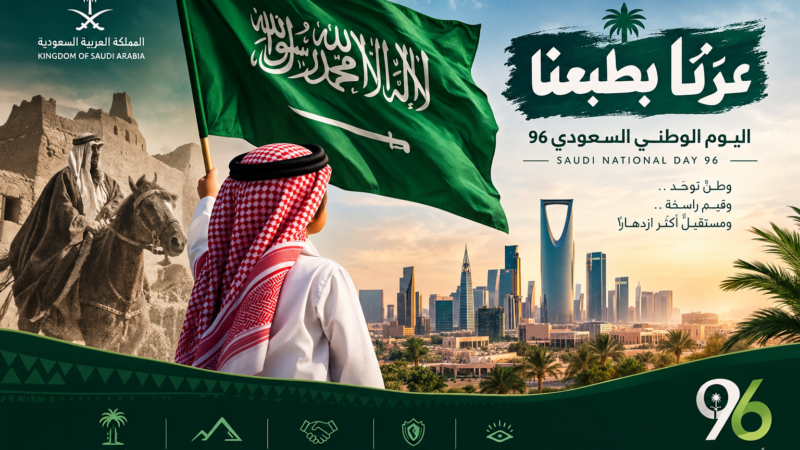 اليوم الوطني السعودي 96.. «عزّنا بطبعنا» ومسيرة وطن تتجدد بالإنجاز
