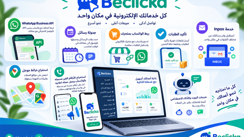 منصة «بكلكة» (BeClick): كيف تُعيد الحلول الذكية تشكيل بيئة الأعمال الرقمية؟